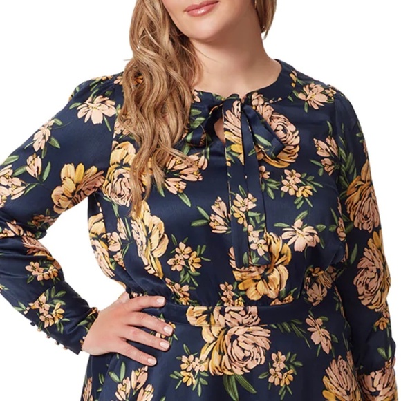 NWT Jessica Simpson Davina Floral Mini Dress in Sweet Escape - Picture 3 of 6